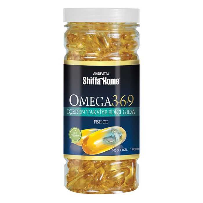 Aksuvital Shiffa Home Omega 3-6-9 100 Kapsül 1000 mg