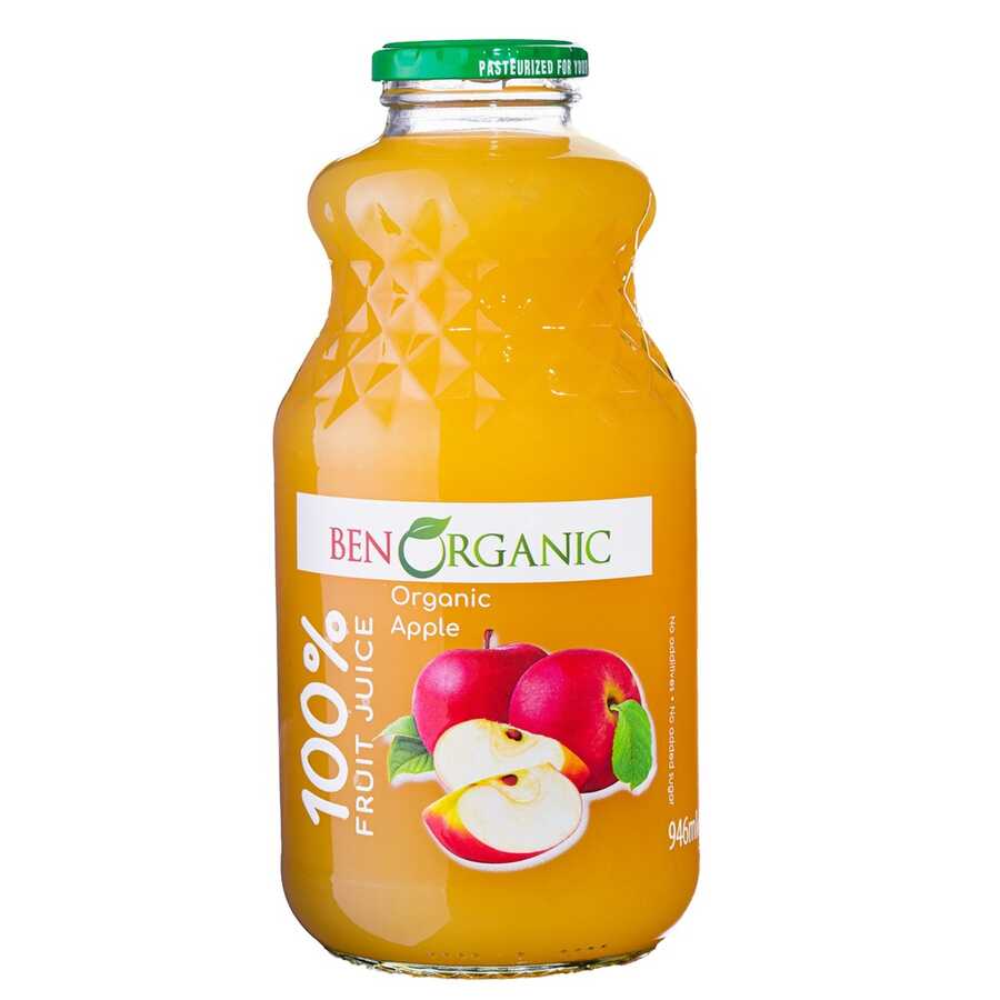 Ben Organic Elma %100 Meyve Suyu