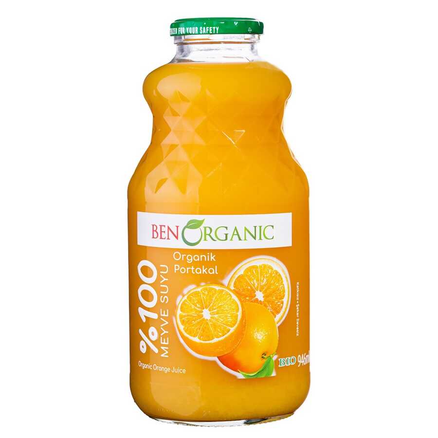 Ben Organic Portakal %100 Meyve Suyu