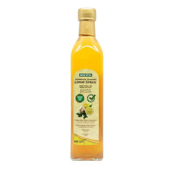 Maydanozlu Sarımsaklı Limon Sirkesi 500 ml