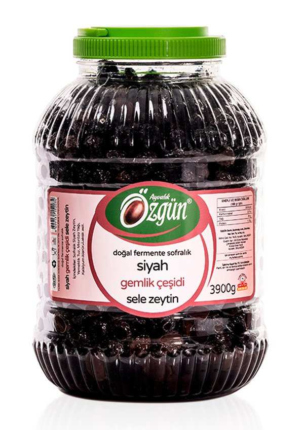 Özgün Gemlik Sele Siyah Zeytin (3900 gr)